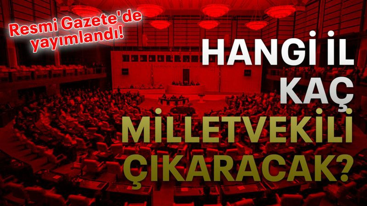 Hangi il kaç milletvekili çıkaracak?